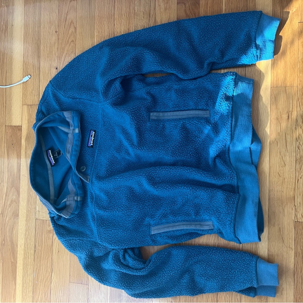 Patagonia Blue Fleece Pullover